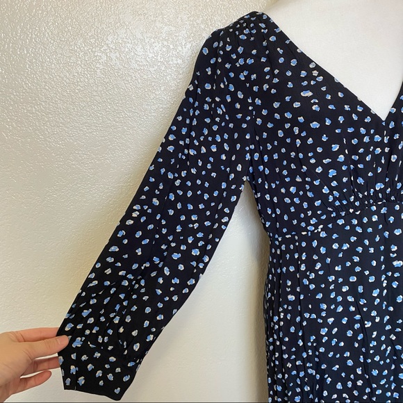Sanctuary Niki Long-Sleeve Dot Print Midi Dress 2 - Picture 6 of 13